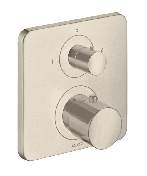 AXOR-HG-AXOR-Citterio-M-Thermostat-Unterputz-mit-Ab-und-Umstellventil-Brushed-Nickel-34725820 gallery number 1